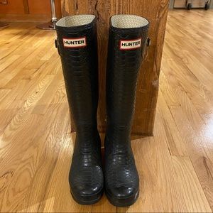 Hunter Limited Edition Carnaby Boa Rain Boots